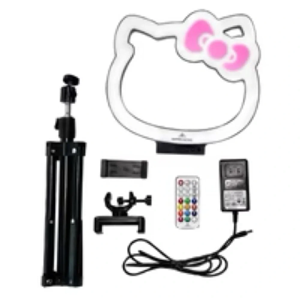 Supercute Hello Kitty 10” RGB Desktop Ring Light with Tripod - Picture 4 of 4